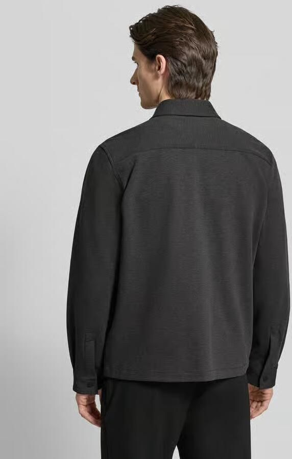 HUGO Oversized overhemdjack van katoenmix model 'ENASO' - Foto 3
