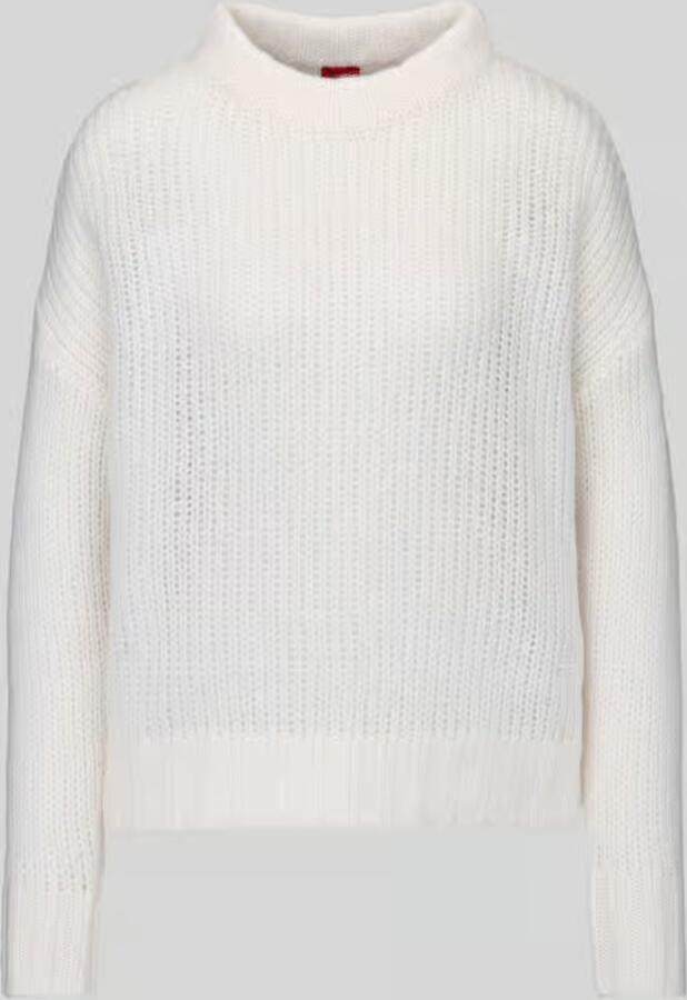 HUGO oversized pullover van wolmix met alpaca-aandeel model 'Sloossy'