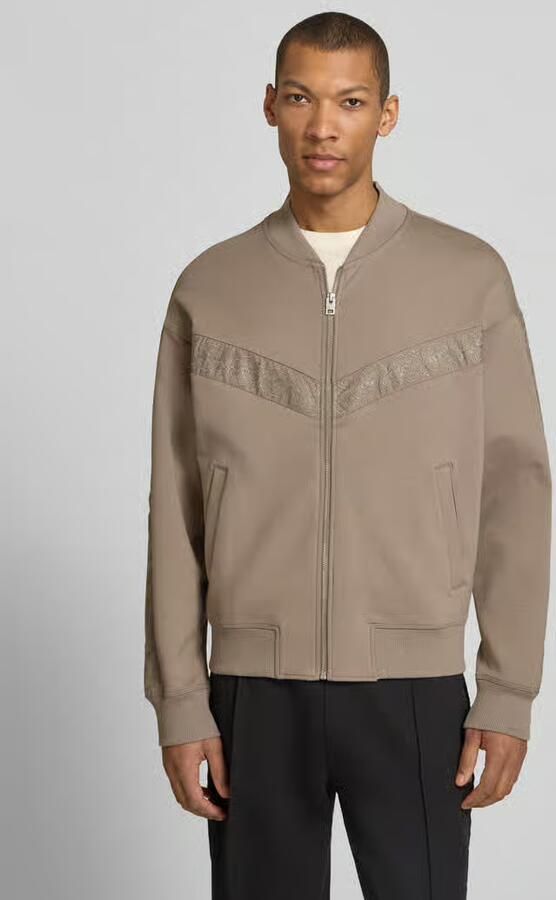 HUGO Oversized sweatjack van katoenmix model 'DROMZIP' - Foto 3