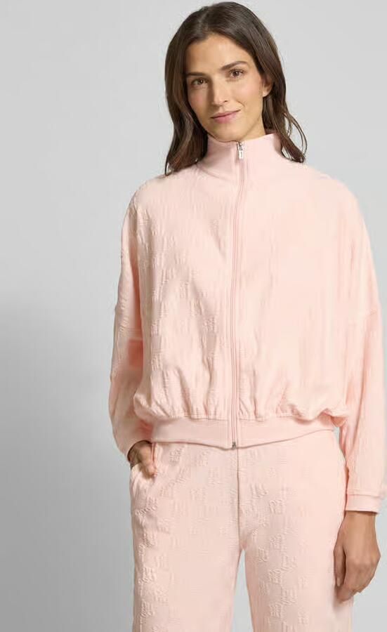 HUGO Oversized Sweatjack van katoenmix model 'TERRYMONOGRAM_JACKET' - Foto 2