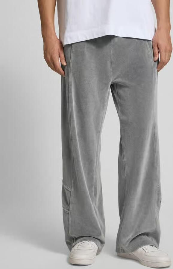 HUGO Oversized sweatpants van katoenmix model 'DELSONI' - Foto 2