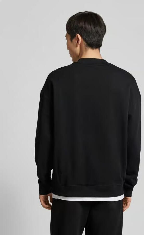 HUGO Oversized sweatshirt met labelprint model 'Dapocrew' - Foto 3