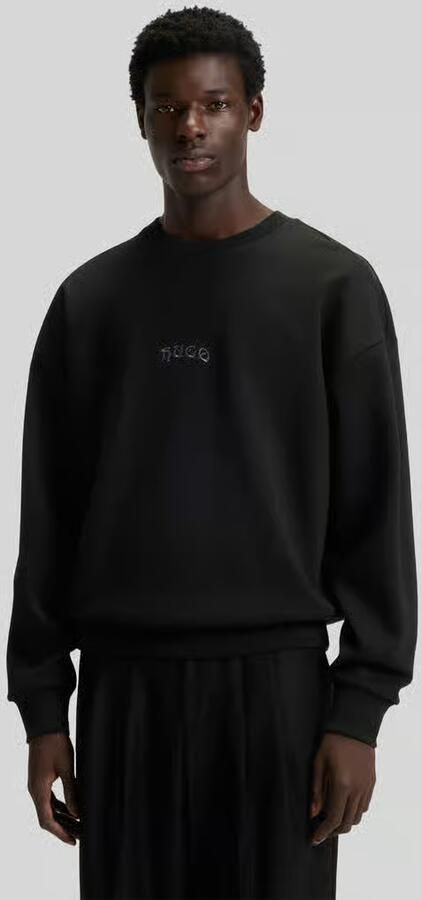 HUGO Oversized sweatshirt van katoenmix model 'DADSINO' - Foto 2