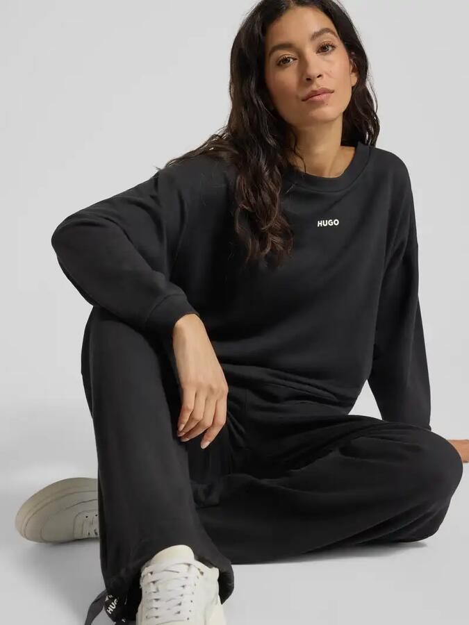 HUGO Oversized sweatshirt van modalmix model 'CASUAL_SWEATSHIRT' - Foto 2
