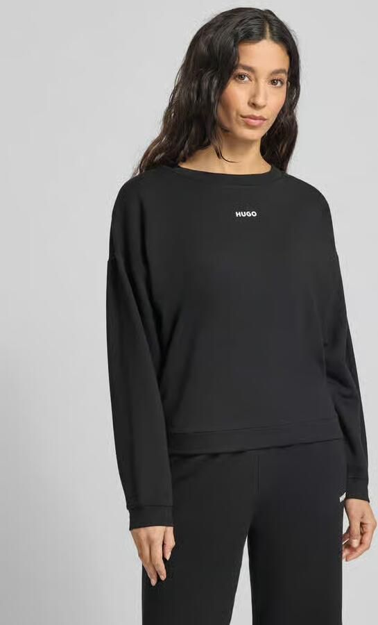 HUGO Oversized sweatshirt van modalmix model 'CASUAL_SWEATSHIRT' - Foto 4