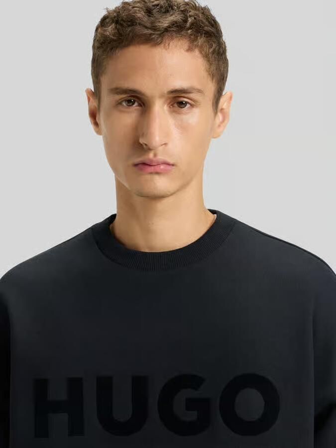 HUGO Comfort fit sweatshirt van puur katoen model 'DINEX'