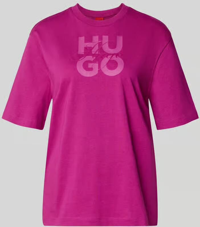 HUGO Oversized t-shirt van pure katoen model 'Dashire_5'