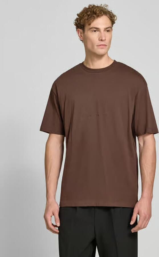 HUGO oversized t-shirt van puur katoen model 'Devrolo' - Foto 3