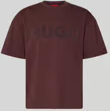 HUGO Oversized T-shirt van puur katoen model 'DINKEE'