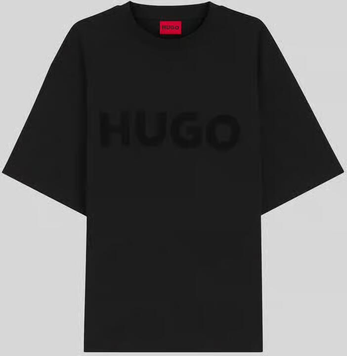 HUGO Oversized T-shirt van puur katoen model 'DINKEE' - Foto 4