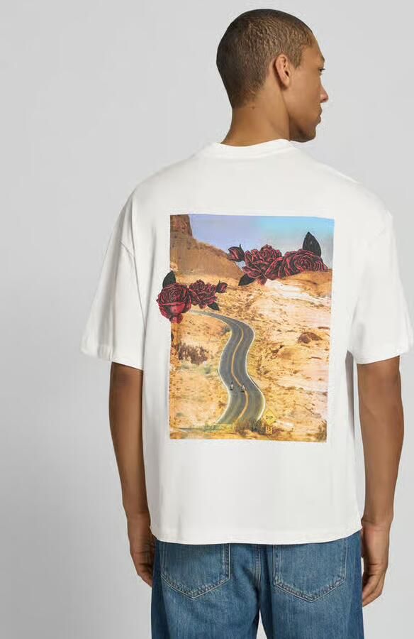 HUGO Oversized T-shirt van puur katoen model 'DOMANS'