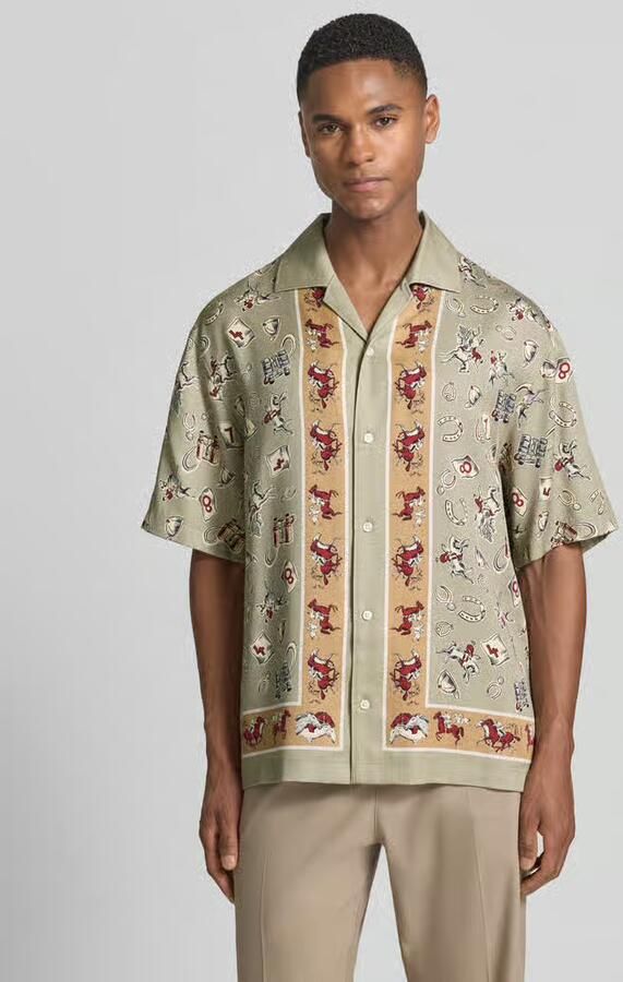 HUGO Oversized vrijetijdsoverhemd van puur lyocell model 'ESPINO' - Foto 4