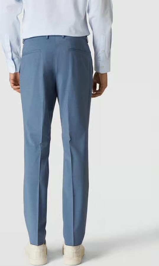 HUGO Pantalon met persplooien model 'Hesten'
