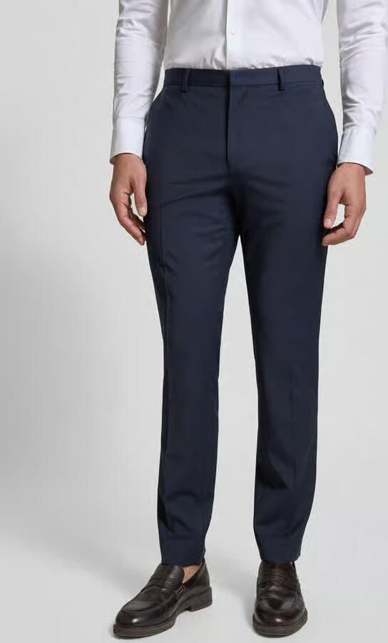 HUGO Pantalon van scheerwolmix model 'Hesten' - Foto 3
