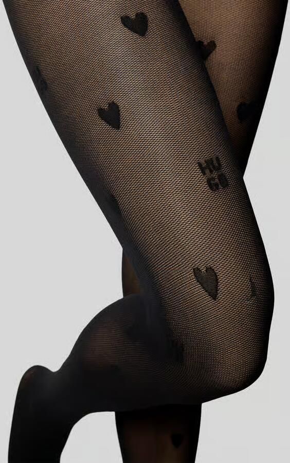 HUGO Panty met label intarsia model 'TH HEART' - Foto 2