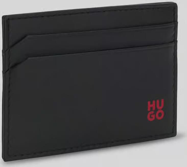 HUGO Pasjeshouder van echt runderleer model 'TIBBY_N_S CARDCASE' - Foto 2