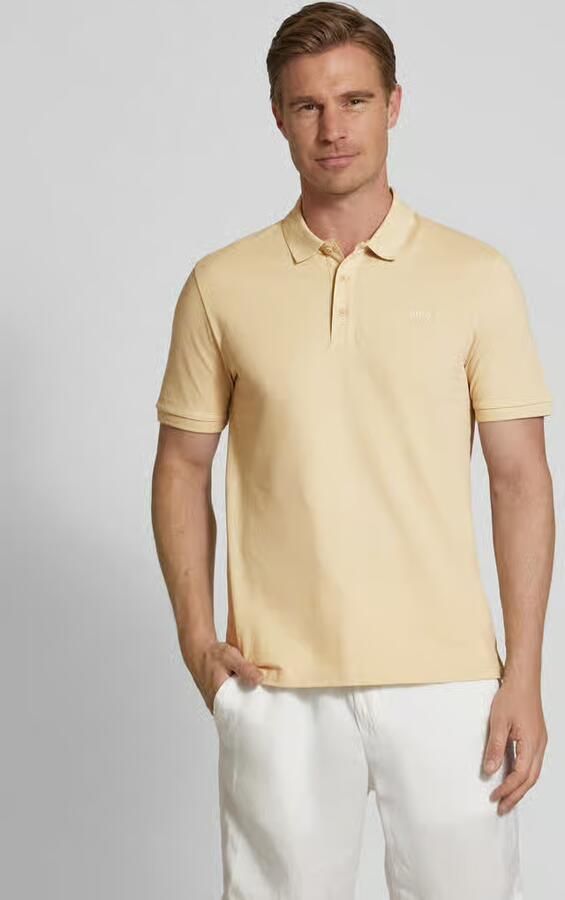 HUGO Poloshirt met labelprint model 'Donos' - Foto 3