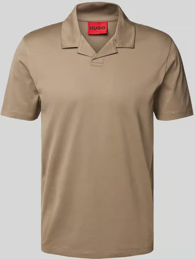 HUGO Heren Polo's & T-shirts Dimerspolo 10271881 Bruin - Foto 5