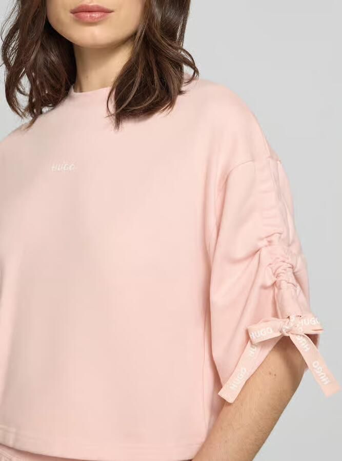 HUGO pyjamabovendeel in boxy fit met katoen