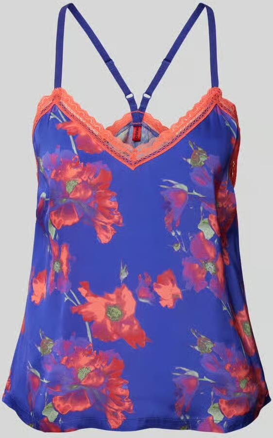 HUGO Pyjamabovendeel met labeldetail model 'FUN LACE'
