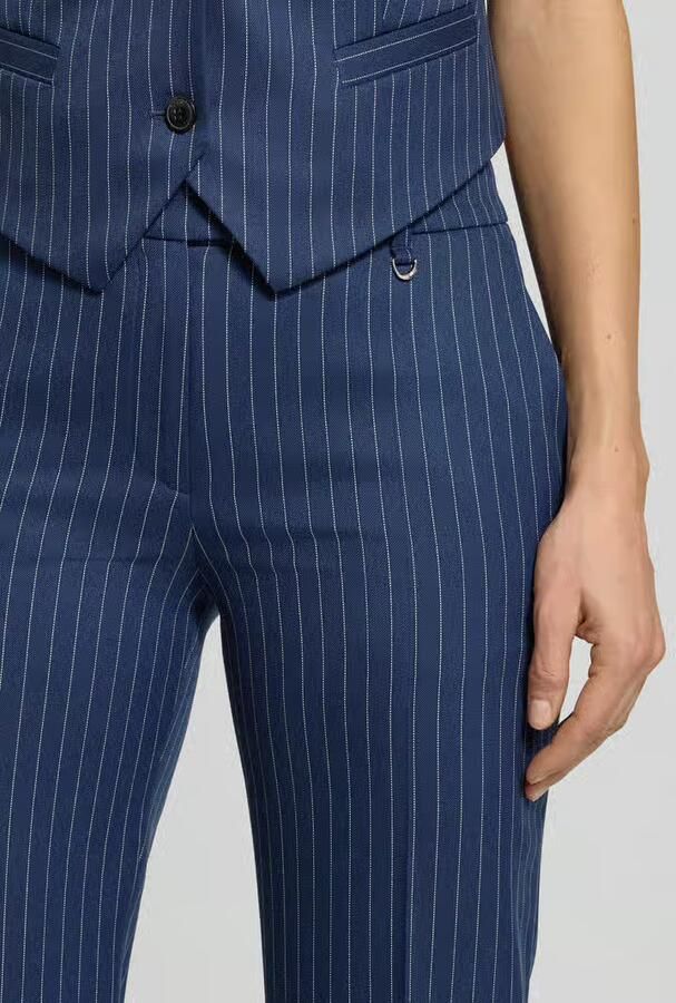 HUGO Regular fit bandplooibroek met viscose model 'HILANDO' - Foto 2