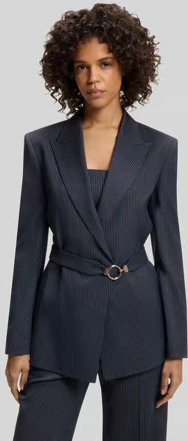 HUGO regular fit blazer met riem - Foto 4