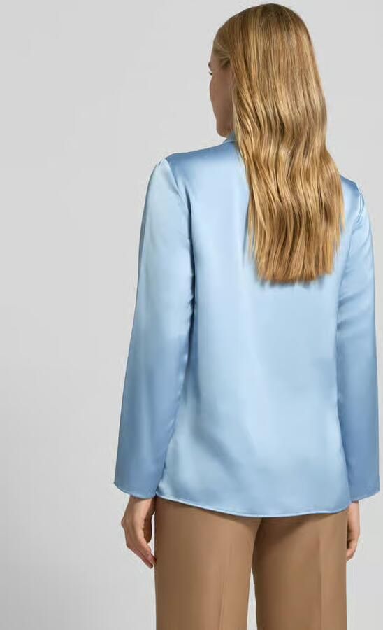 HUGO Regular fit blouse met lange mouwen en strikdetail model 'CIMONAS'