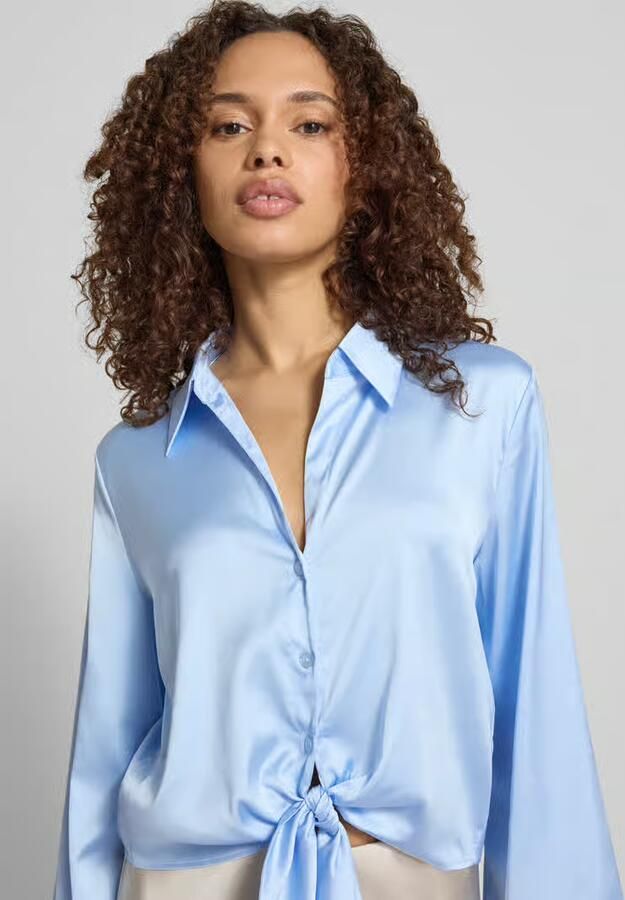 HUGO regular fit blouse met lange mouwen met overhemdkraag model 'ERRIKA'