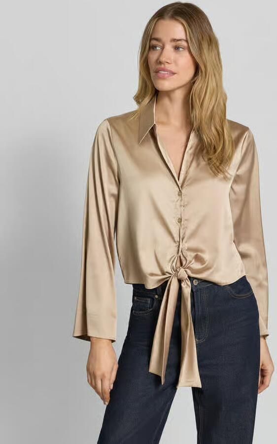 HUGO regular fit blouse met lange mouwen met overhemdkraag model 'ERRIKA' - Foto 3