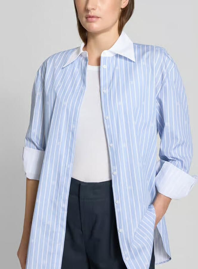HUGO Regular fit blouse met lange mouwen van puur katoen model 'ERSENNY' - Foto 2