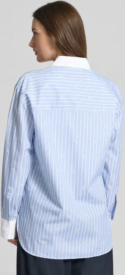 HUGO Regular fit Blouse met lange mouwen van puur katoen Model 'ERSENNY'