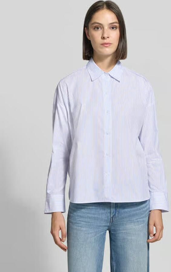 HUGO Regular fit blouse met lange mouwen van puur katoen model 'Expand' - Foto 2
