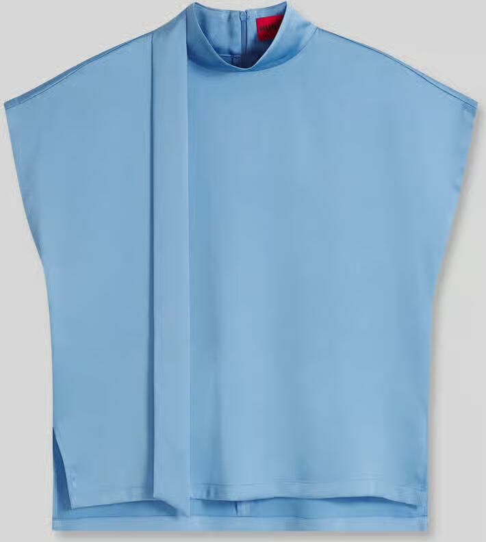 HUGO Regular fit blouseshirt met opstaande kraag