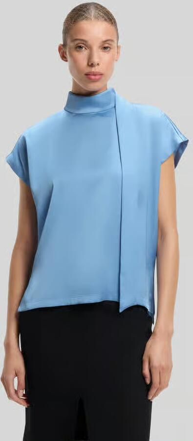HUGO Regular fit blouseshirt met opstaande kraag - Foto 3