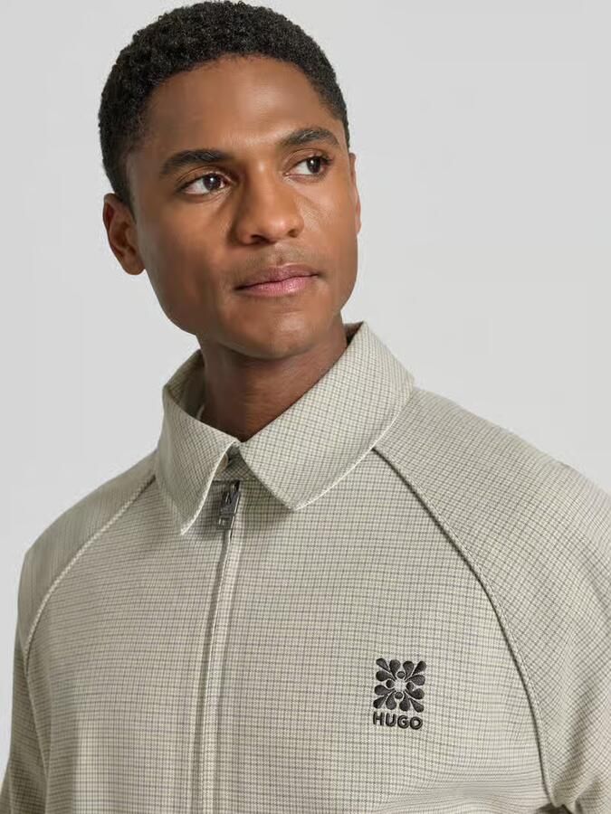 HUGO regular fit blouson met logo-detail model 'Bartos'