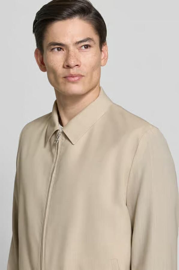 HUGO regular fit blouson van scheerwolmix model 'HELLYS251X'