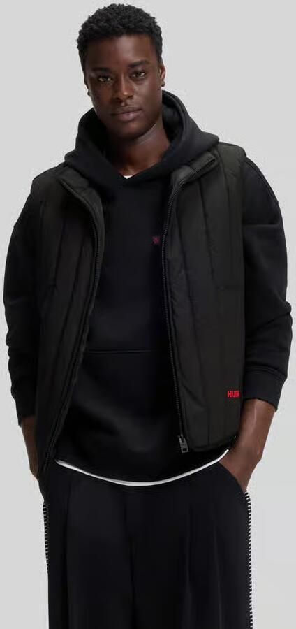 HUGO Regular fit bodywarmer van waterafstotend materiaal model 'BALTINO2541' - Foto 6