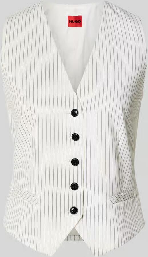 HUGO regular fit bodywarmer met streepmotief model 'AUMARE' - Foto 2