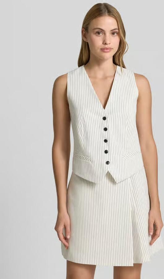 HUGO regular fit bodywarmer met streepmotief model 'AUMARE' - Foto 3