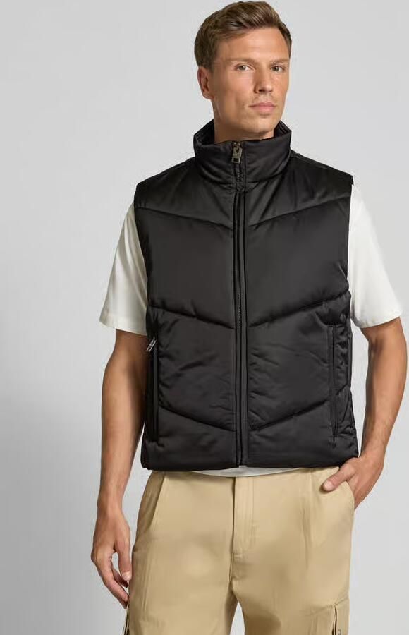HUGO Regular fit bodywarmer van gewatteerd satijn model 'BEROLINO' - Foto 2