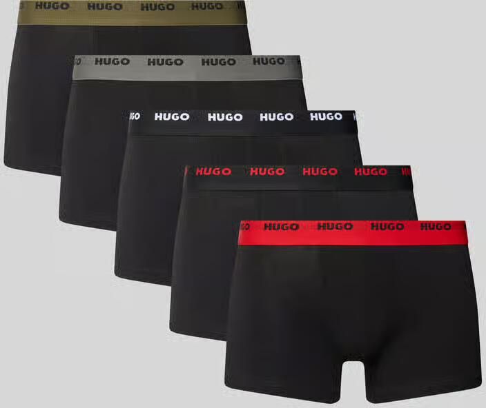 HUGO underwear Trunk FIVE PACK met hugo opdruk (5 stuks Set van 5) - Foto 3