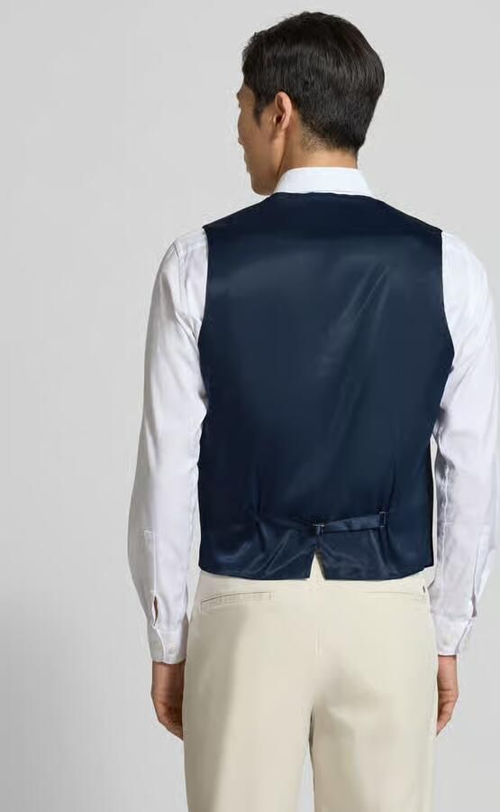HUGO Regular fit colbertgilet van wolmix model 'VIN253X-MH' - Foto 3