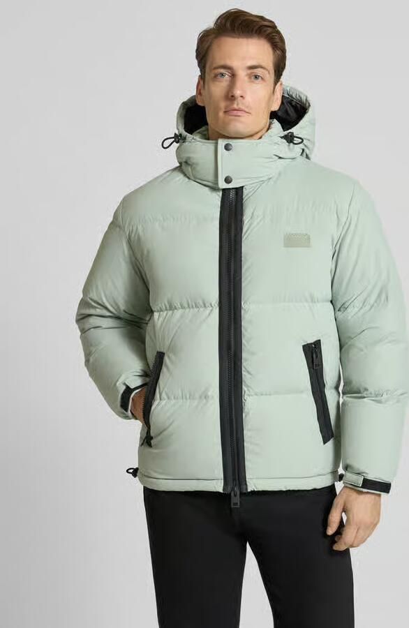 HUGO Regular fit donsjack met afneembare capuchon model 'BIRONO' - Foto 2