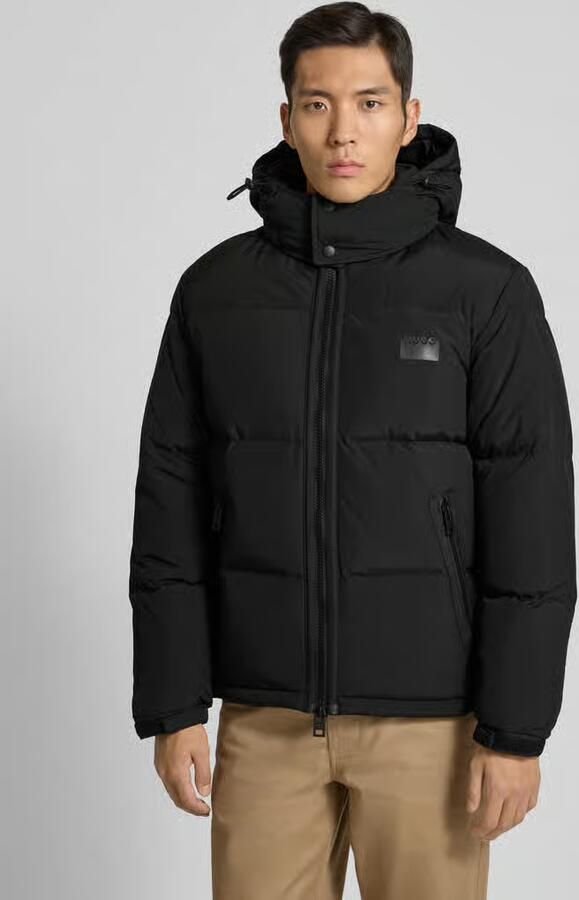 HUGO Regular fit donsjack met afneembare capuchon model 'BIRONO' - Foto 2