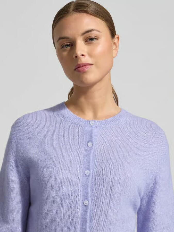 HUGO Regular fit gebreid jack met wol Model 'SFEBRA' - Foto 2