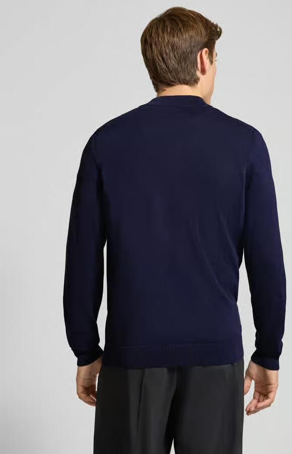 HUGO Regular fit gebreid jack van puur katoen model 'SAN JAQUE-C'