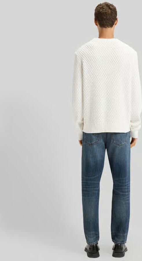 HUGO Regular fit gebreide pullover met 3D-structuurmotief model 'SYER'