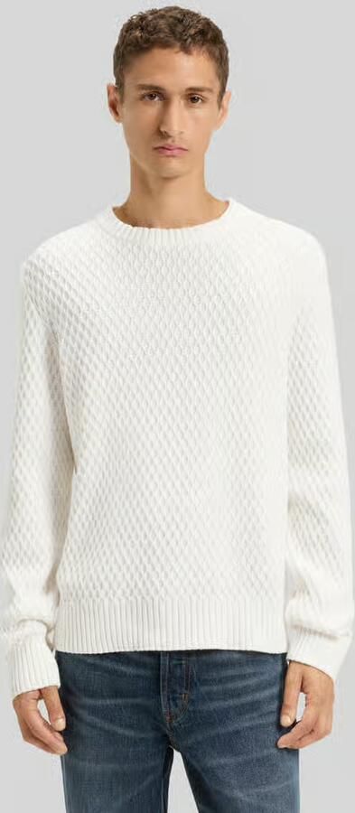 HUGO Regular fit gebreide pullover met 3D-structuurmotief model 'SYER' - Foto 2