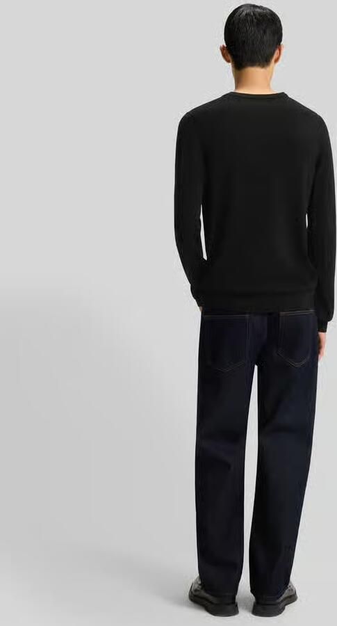 HUGO Regular fit gebreide pullover van pure wol model 'SAN CEDRIC' - Foto 6