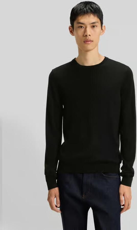 HUGO Regular fit gebreide pullover van pure wol model 'SAN CEDRIC' - Foto 7